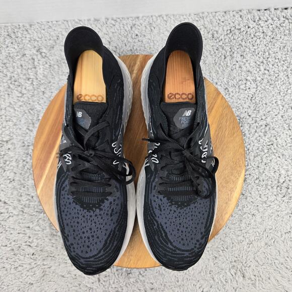 New Balance Mens 12.5D Fresh Foam 1080v10 Black Gray Road Running Shoe M1080K10 - Picture 5 of 12
